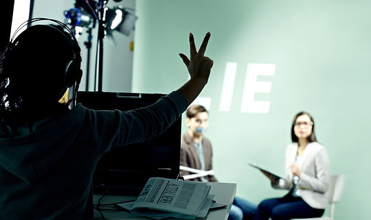 TV Director on set