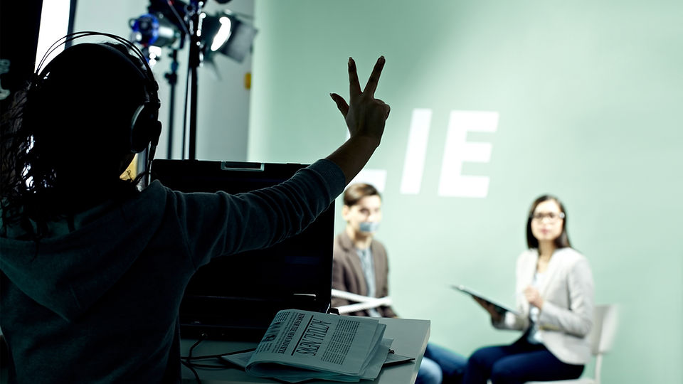 TV Director on set