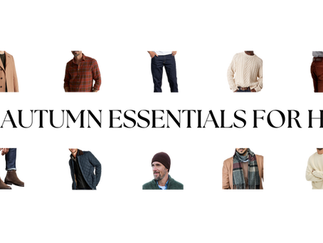 10 Autumn Essentials for Him Featuring Overcoats, Denim, Scarves, Sweaters, and Quilted Jackets