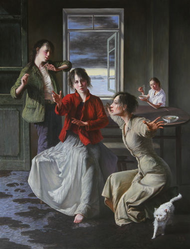 窗外的风景 View outside the Window, 116x89cm, 2015