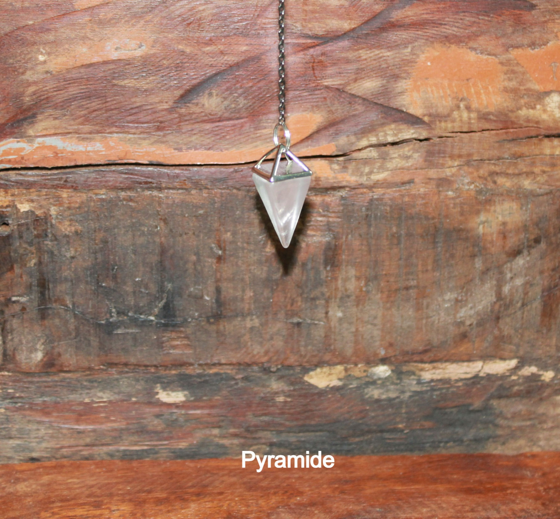 Pendule Quartz Clair pyramide - Clear Quartz pendulum