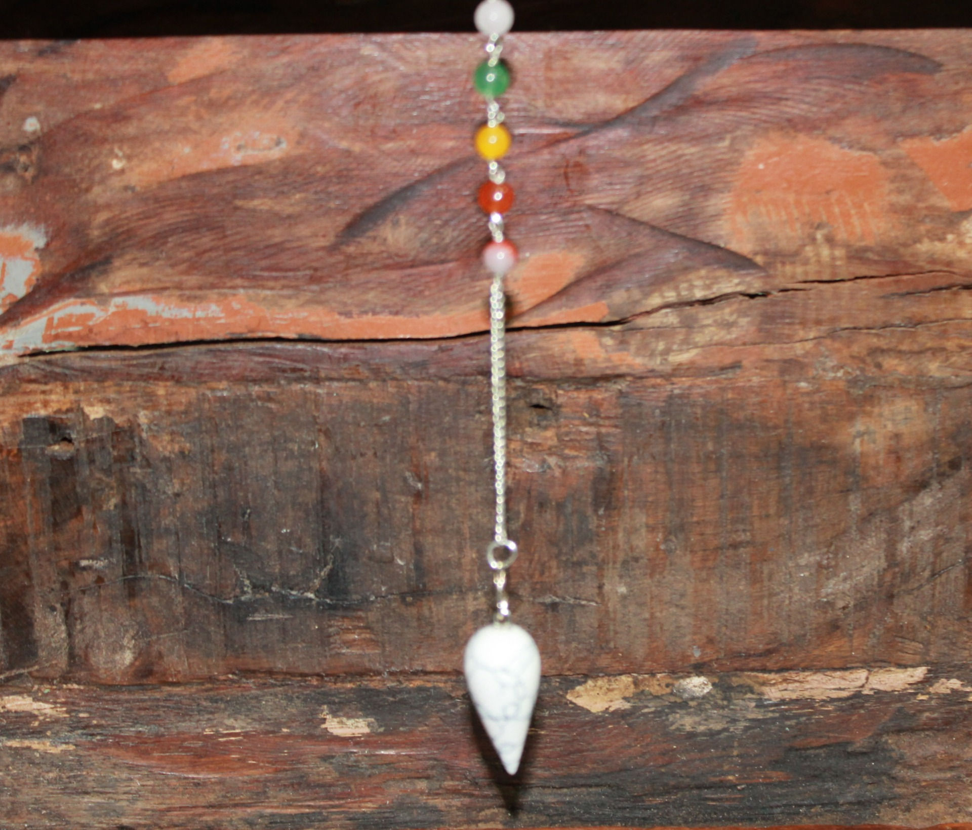 Pendule Howlite goutte pendulum