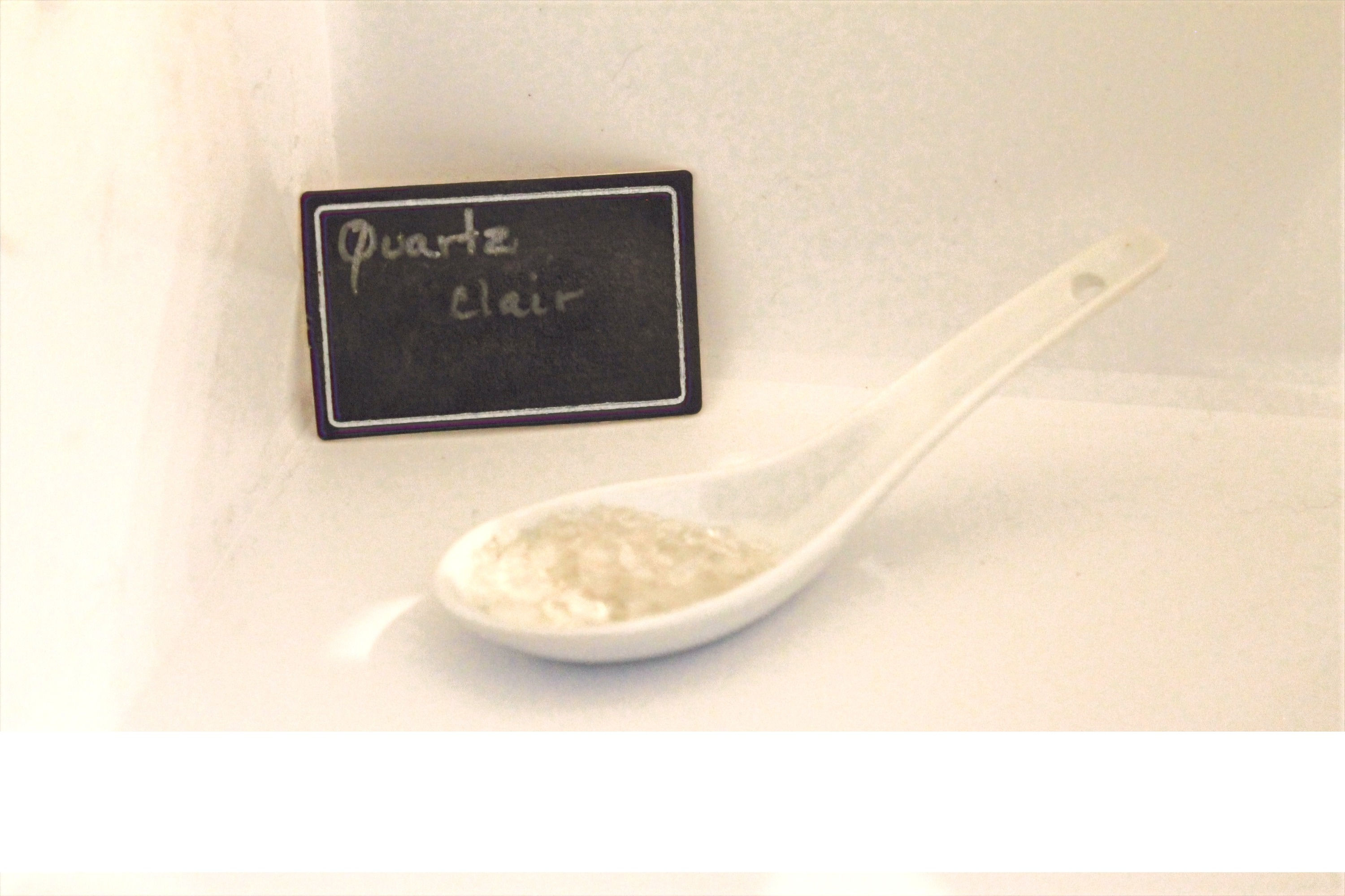 Sachet de Quartz Clair - Clear Quartz bag