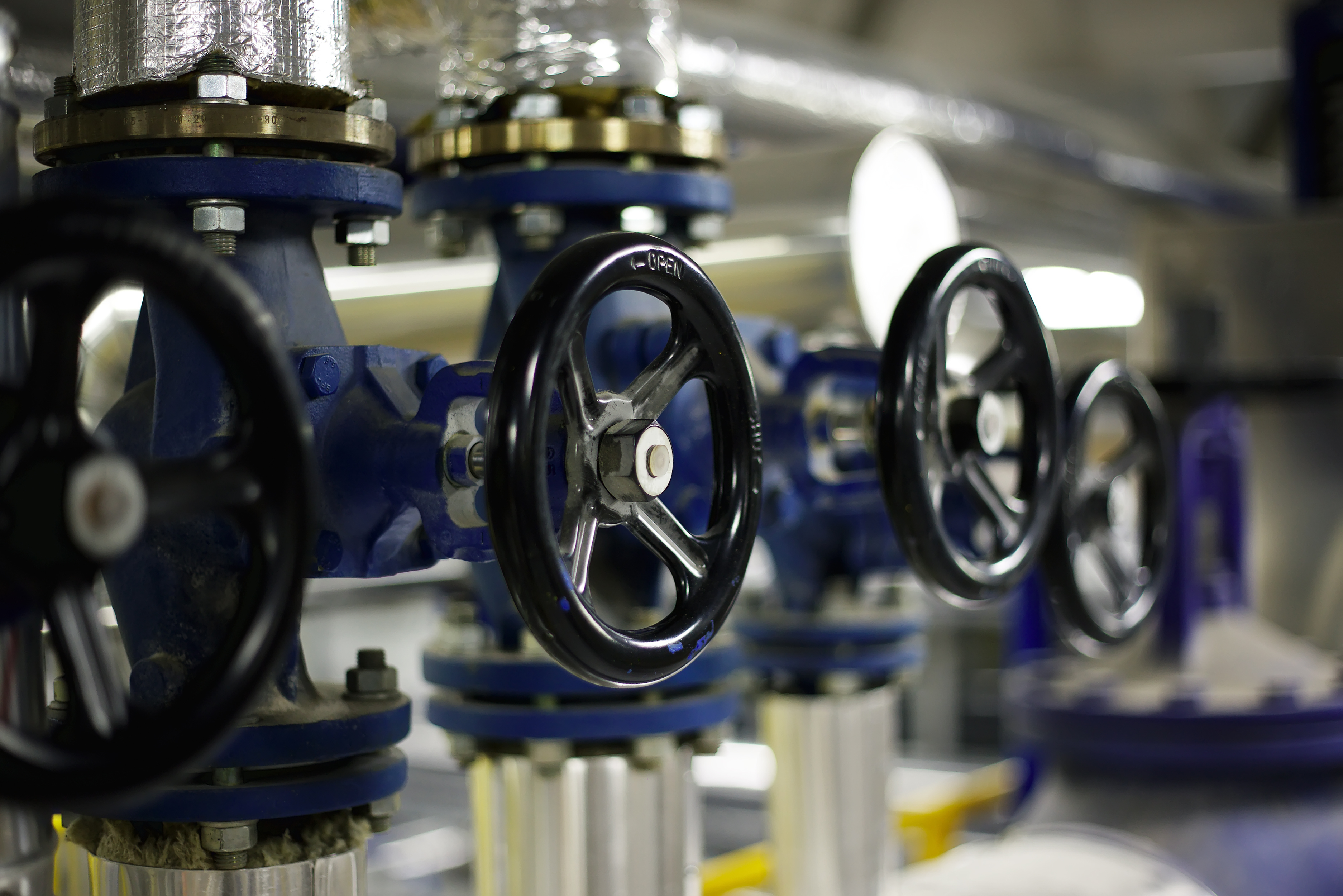 Industrial valves and pipework