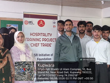 REACHA HQ Team visited IIFL (India Infoline Group) Foundation supported Kashmir Projects - Kupwara and Baramulla Training centers.