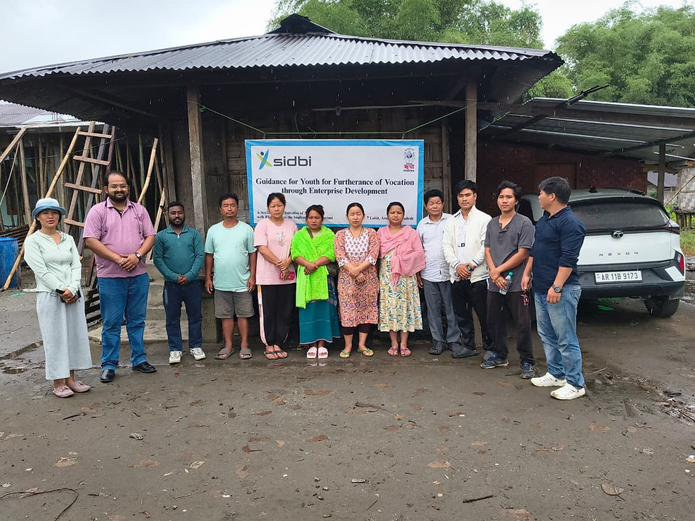 15.5.2026 - SIDBI(Small Industries Development Bank of India) supported enterprise development project in Arunchal Pradesh. 