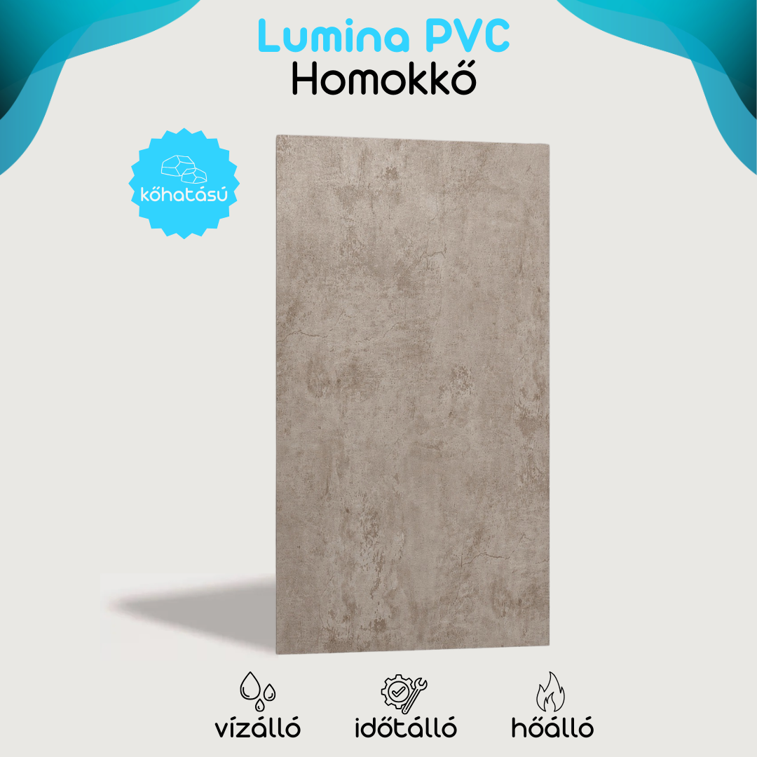Homokkő PVC Falpanel