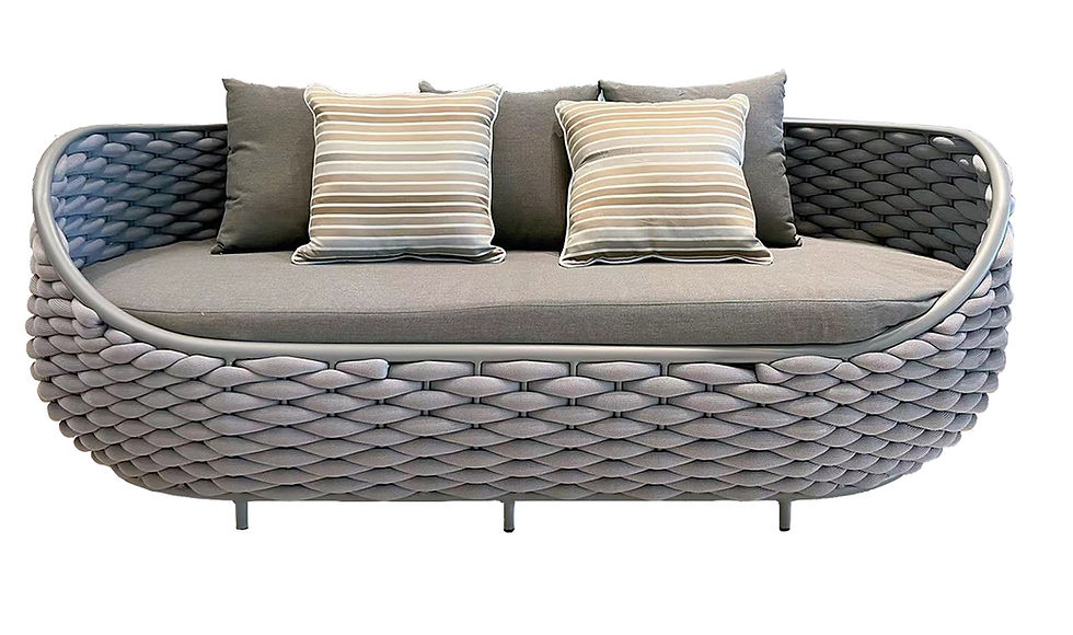 Indexkép: Mauri kerti kávézó 3 személyes kanapé - 2 színben