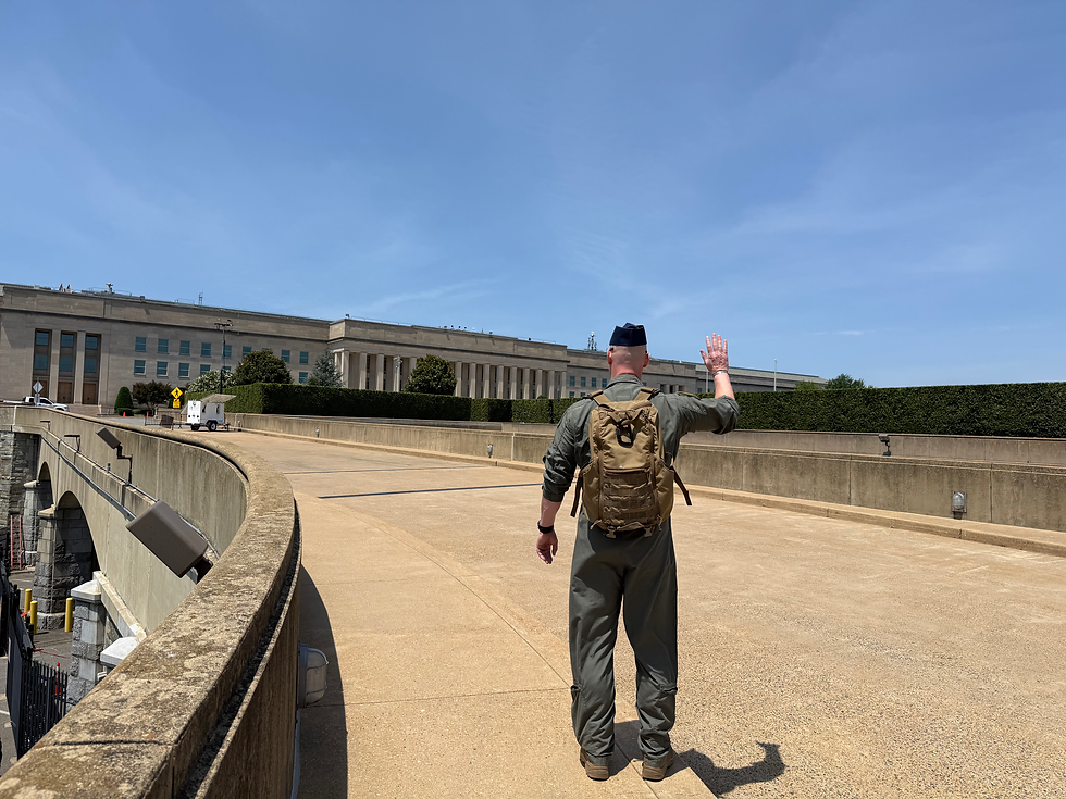 Waving goodbye to the Pentagon