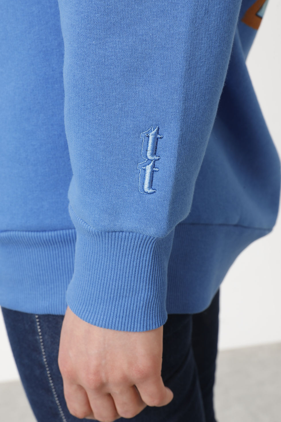 Thumbnail: Hoca Unisex Oversized Embroidery Screen Print Sweatshirt