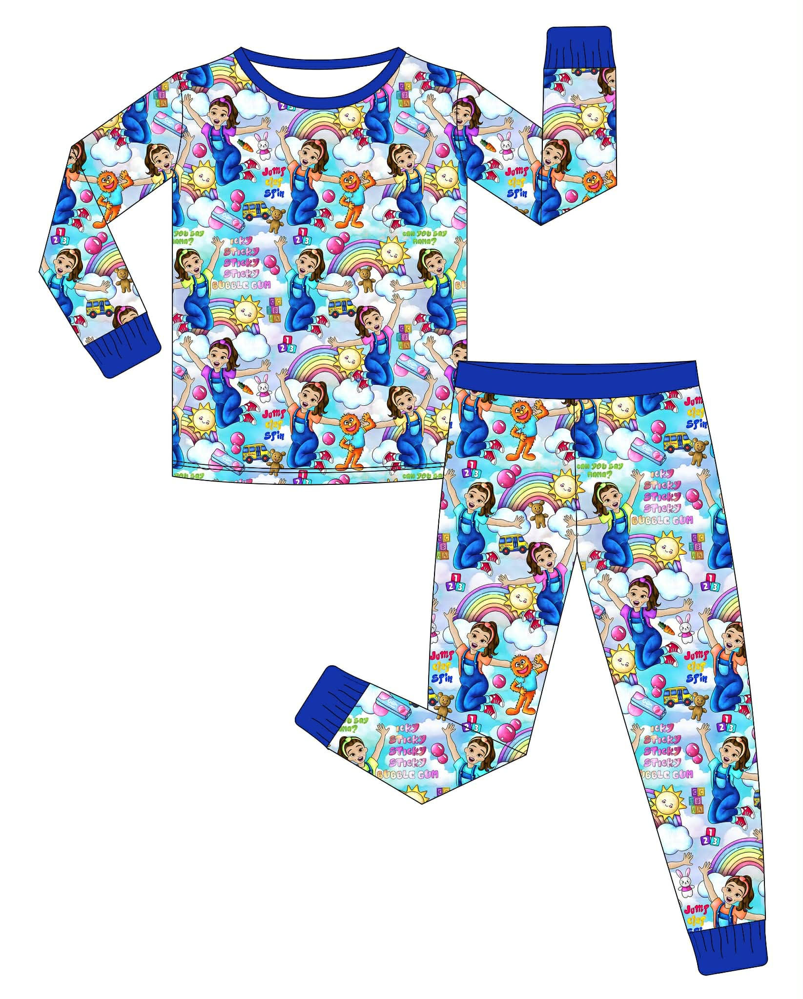Icky Sticky Bamboo Buddies Long Sleeve Set