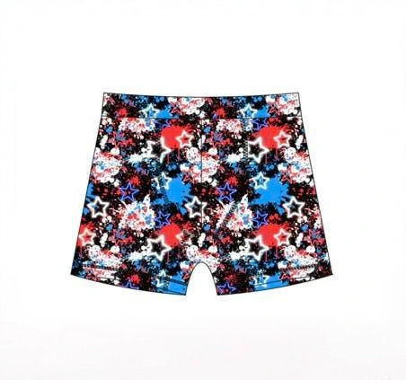 Red White and Blue Adult Boxers