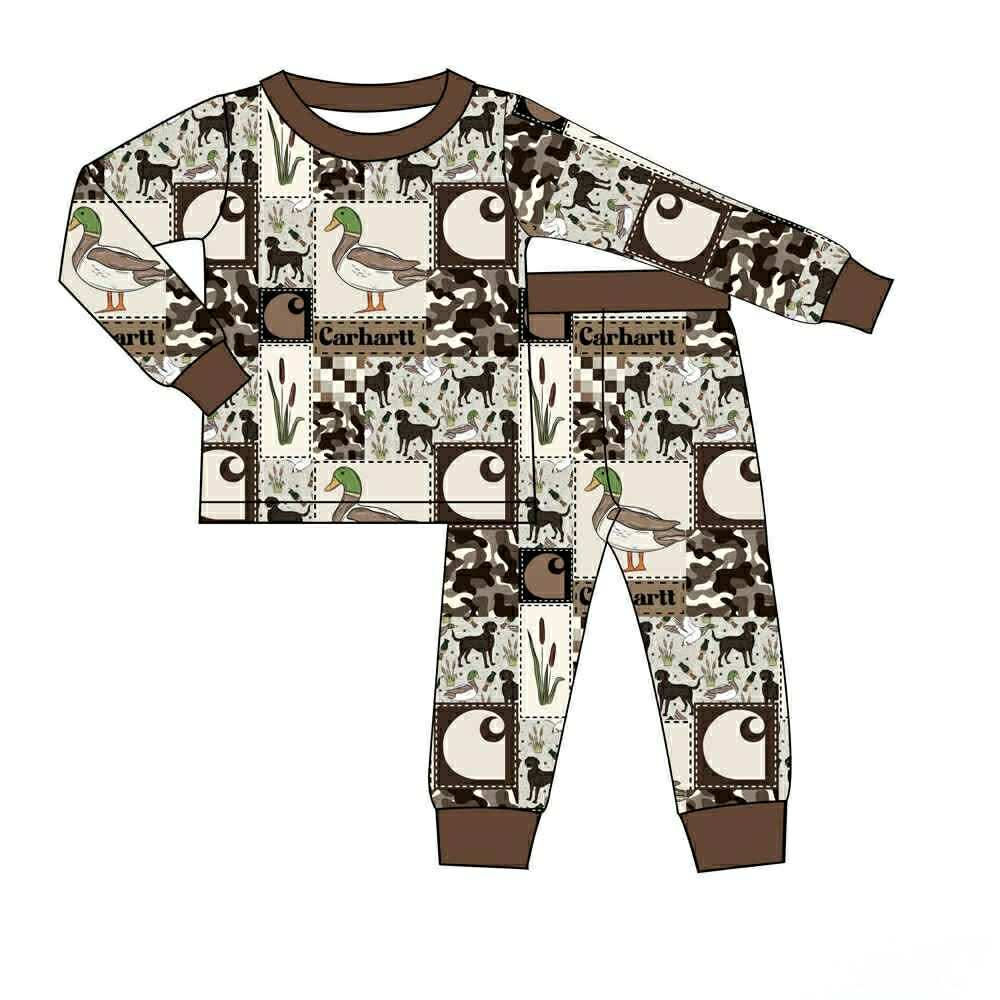 Brown Ducks Two Piece Set