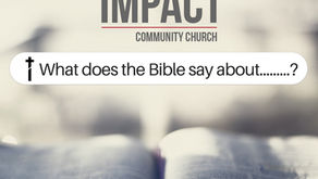 What does the Bible say about...? Part 5