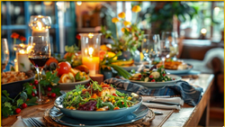 Summer Palette: Melon, Cherry Tomatoes and Creamy Burrata