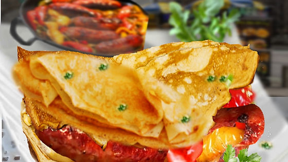 3 savory crêpes to be chosen from the STANDARD and PREMIUM Crêpe collections: