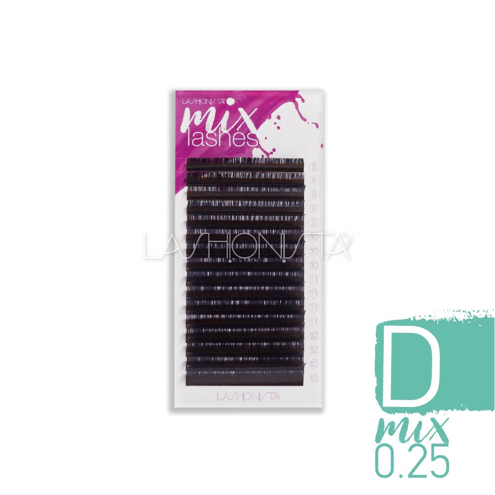 Mix D Δισκία 0.25mm - Μαύρο (16 σειρές)