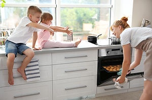 Family at the Kitchen