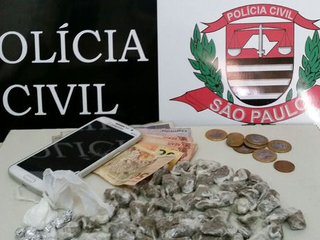 POLÍCIA CIVIL OSVALDO CRUZ PRENDE JOVEM DE DEZOITO ANOS POR TRÁFICO DE DROGAS