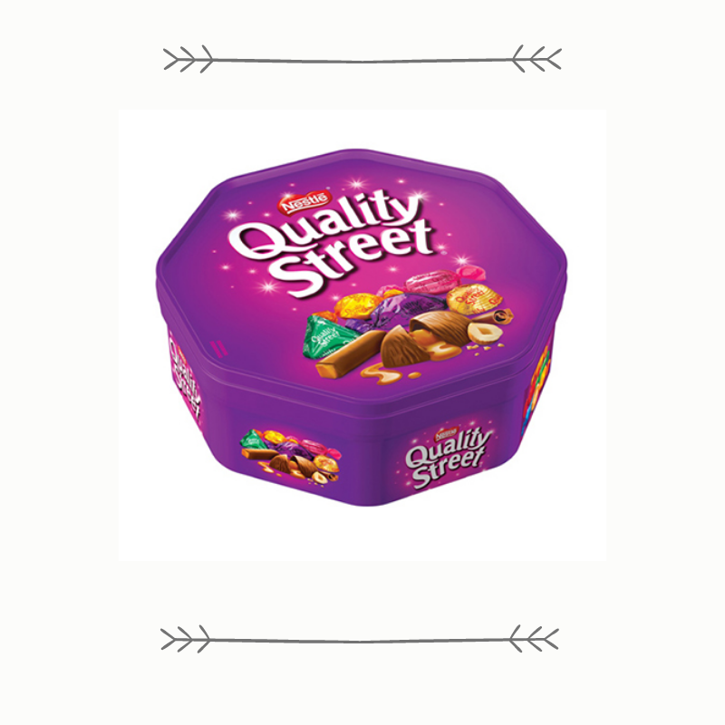 Quality Street Tub London Calling