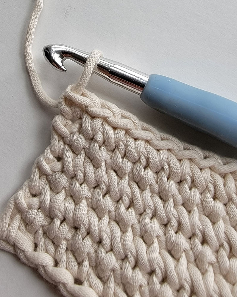How to Crochet the Knit Stitch Photo Tutorial