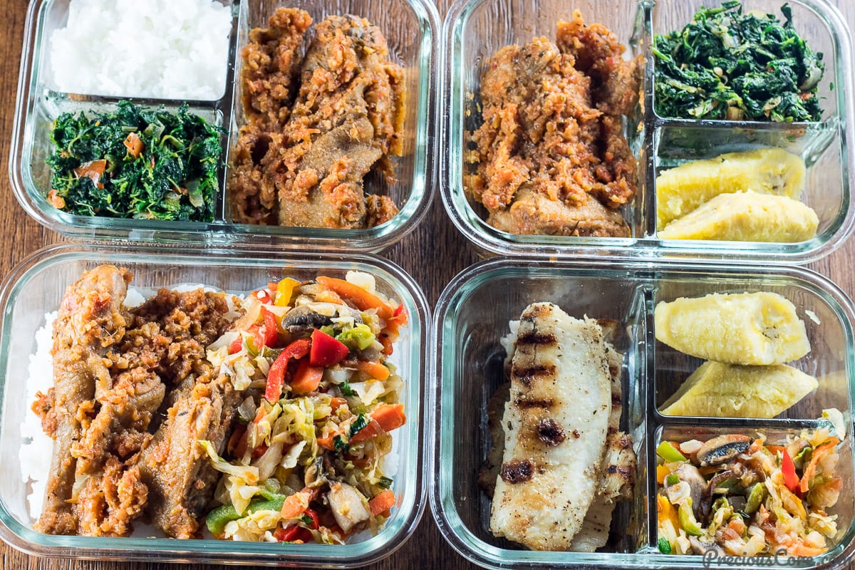 Arranged Food and Objects