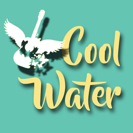 Cool Water Small Round Button