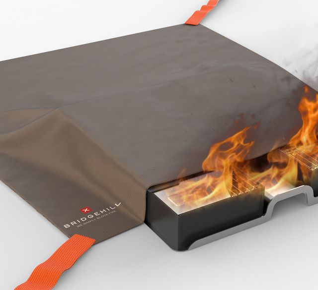 Thumbnail: Bridgehill / Fire Blanket for EV Cars / Lithium Fire Blanket