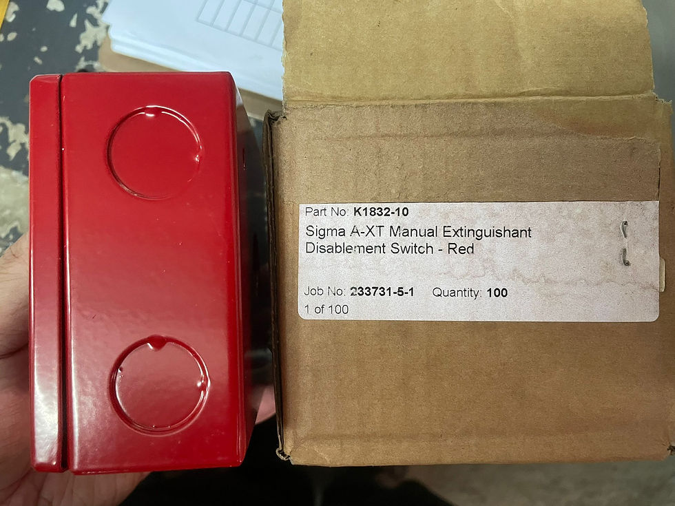 Thumbnail: Kentec / Sigma A-SI Elite Disablement Switch Surface Mount - Red/K1832-10