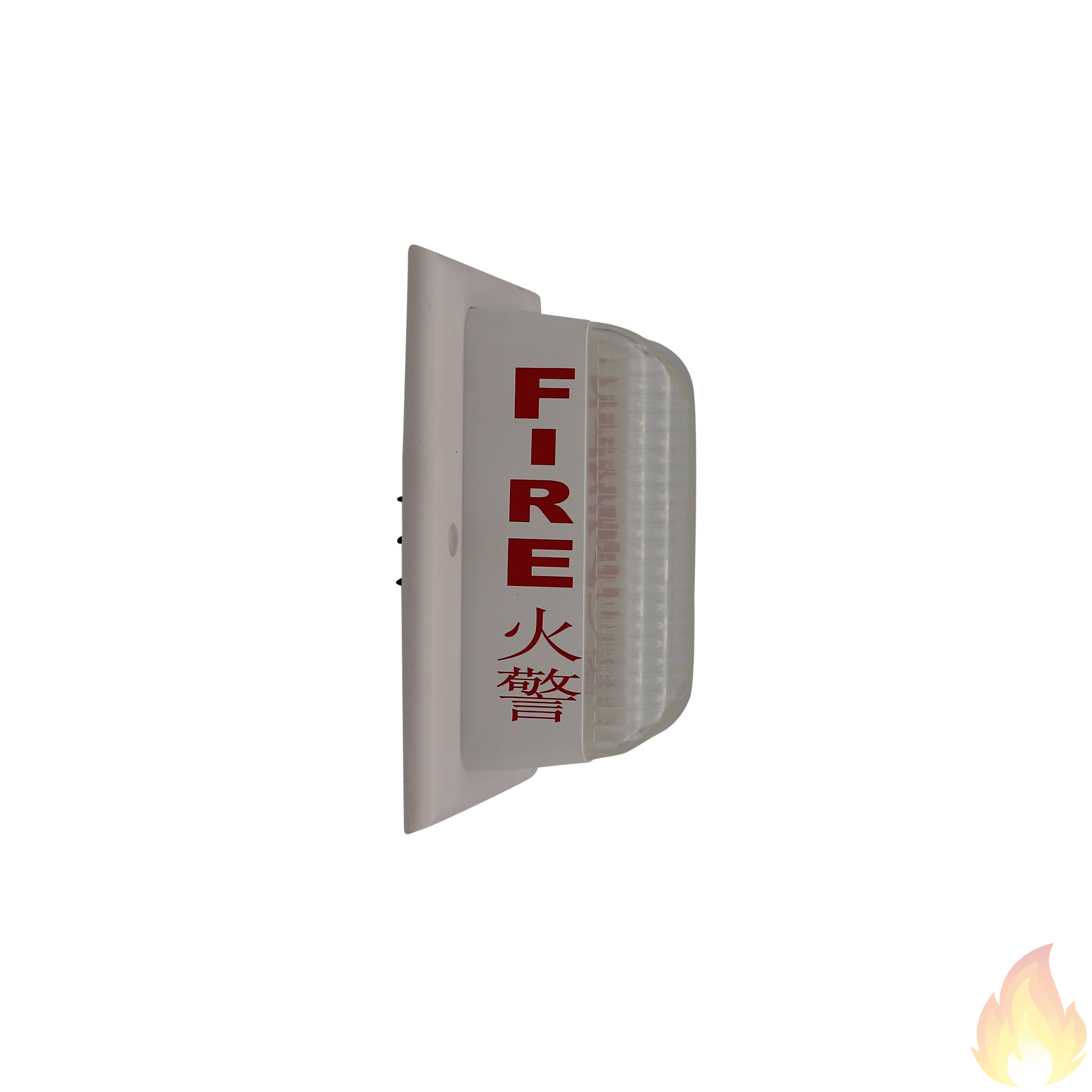 ATM / Strobe, 24Vdc, Wall Mount, Red Lens, White / AGB01