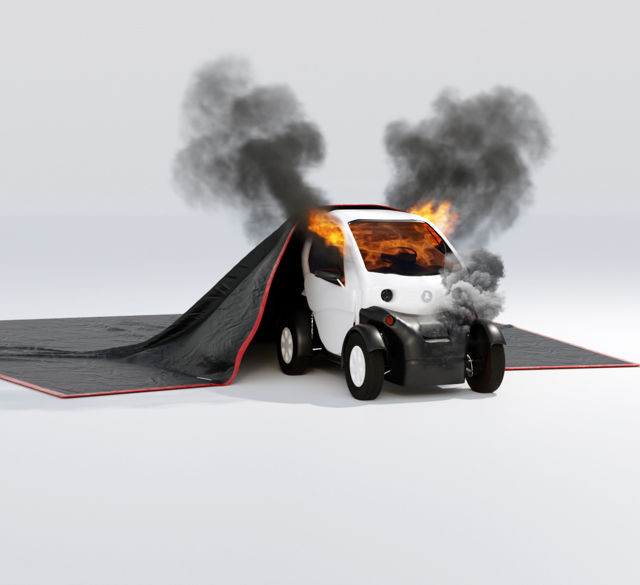 縮圖：Bridgehill / Fire Blanket for EV Cars / Extreme Fire blankets