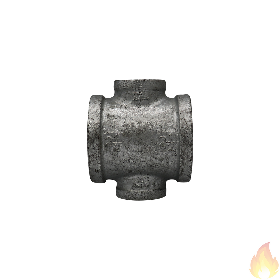 Thumbnail: Mech /Reducing Cross Tee / Lead water large fine cross / G180R