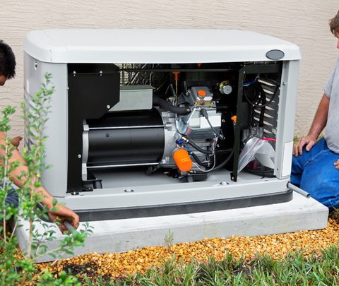 Standby generator installation in Delray Beach, FL by Division 16 Electric Company