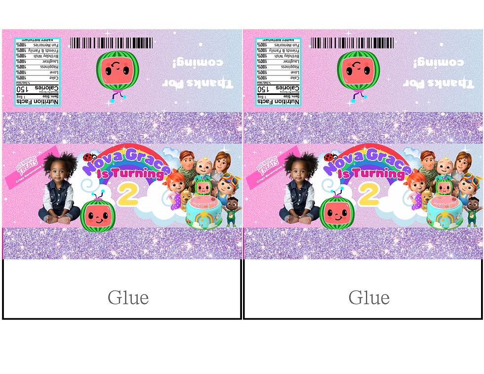Thumbnail: Editable Cocomelon Party Favor Bundle | 11 Canva Template