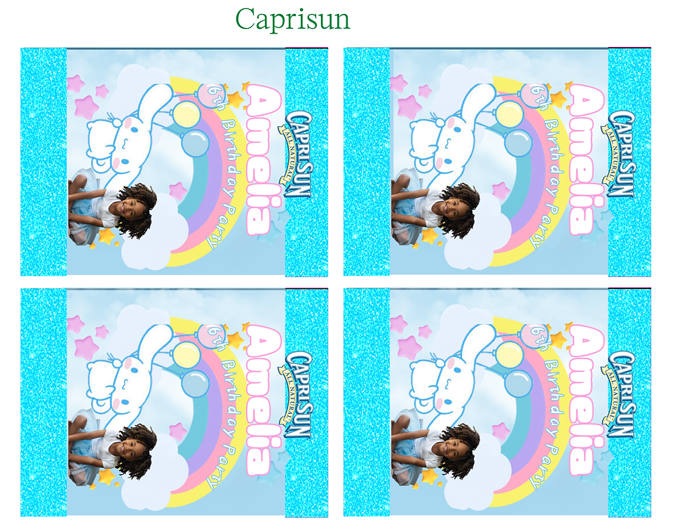 Thumbnail: Editable Cinnamon Roll Party Favor Bundle | 11 Canva Templates