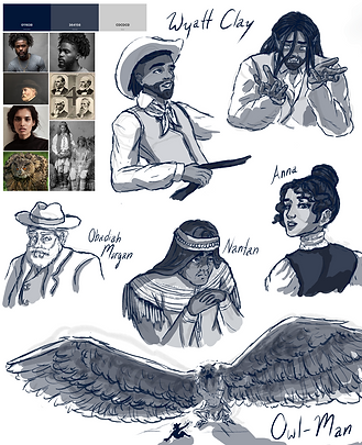 Rough Character Appearance Sketches