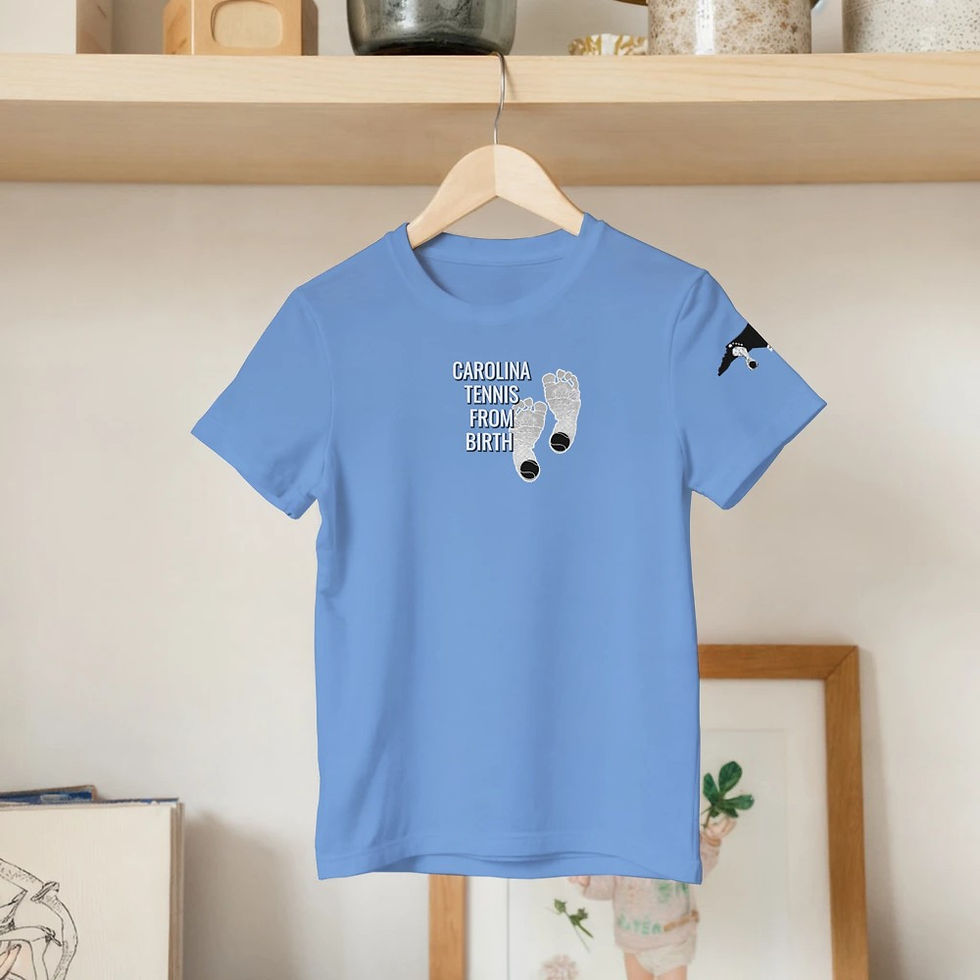 Thumbnail: CAROLINA TENNIS FROM BIRTH.CarolinaBlu