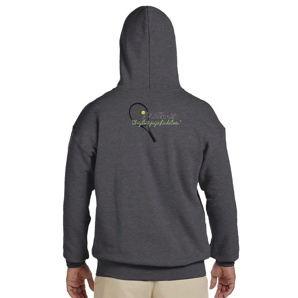 Thumbnail: TENNIS4LIFE.Hoodie.DrkGry.m