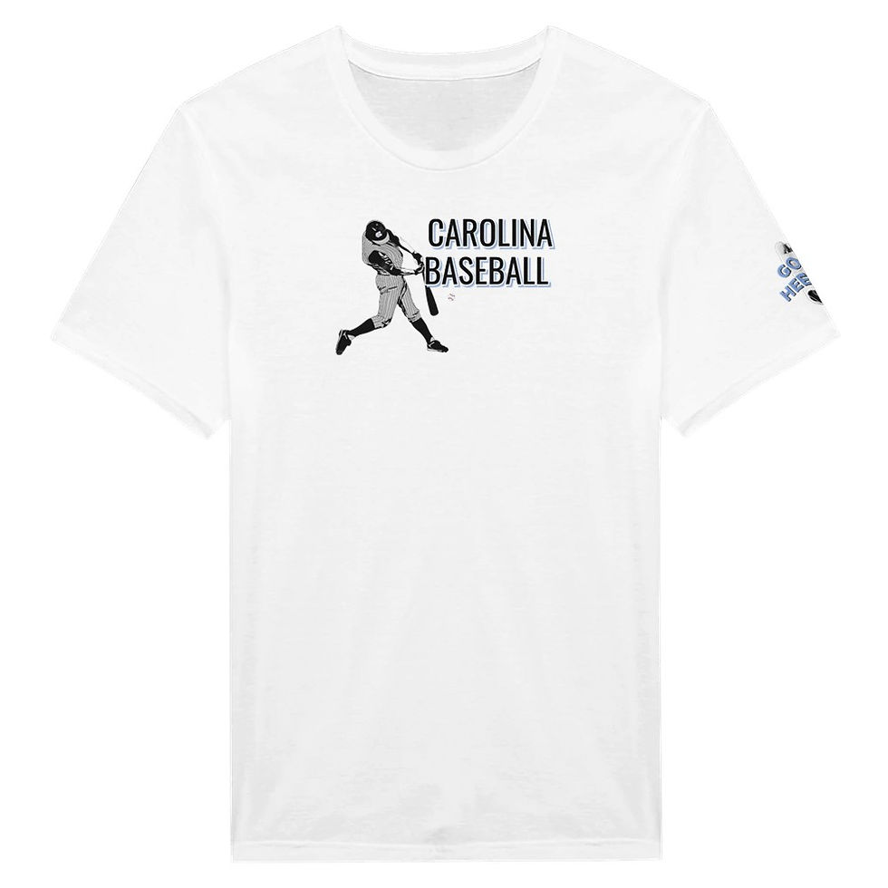Thumbnail: CAROLINA BASEBALL.GO HEELS.Wht