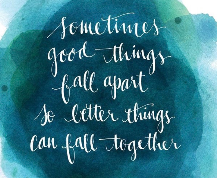 Sometimes Everythin Collapes Sometimes we fall apart