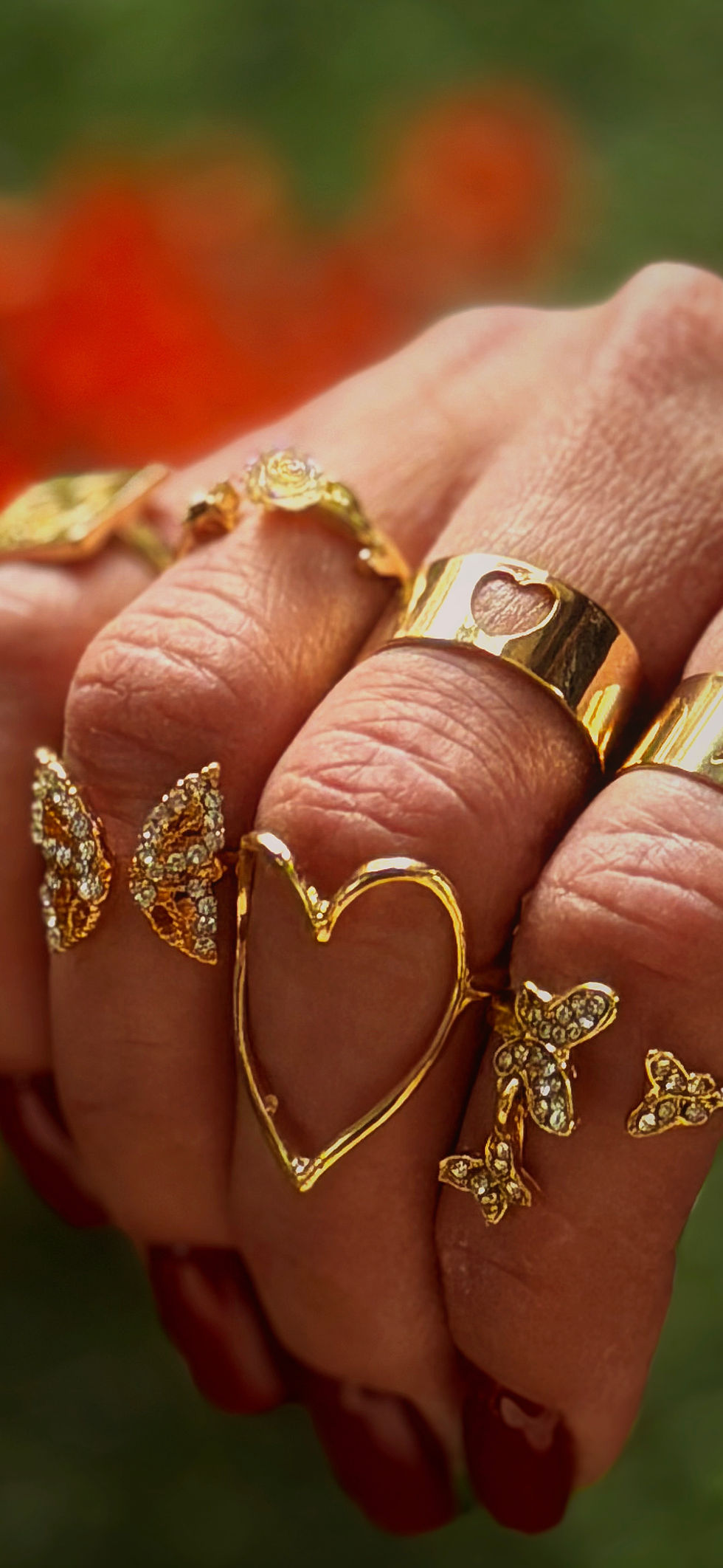 Thumbnail: Trio Symbol Rings  