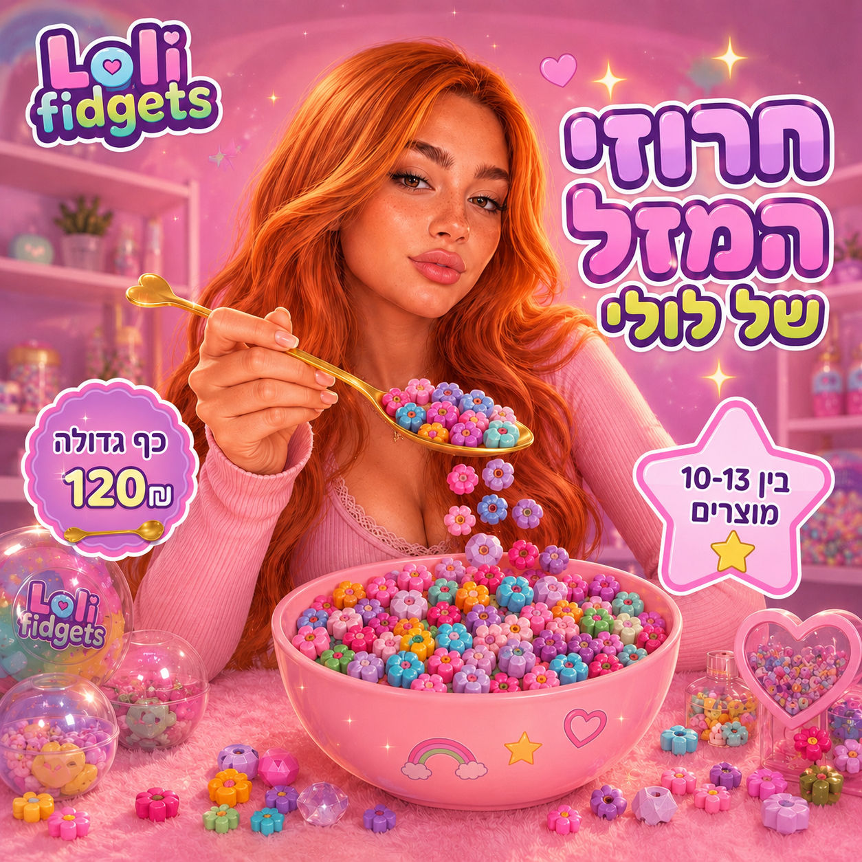 חרוזי המזל של לולי - כף גדולה