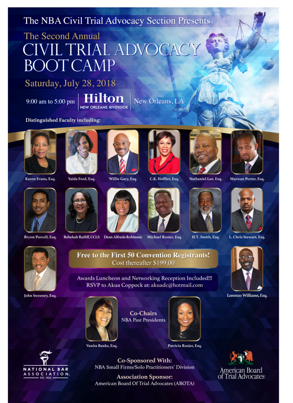 See who's presenting for the National Bar Association Annual Convention?!?!