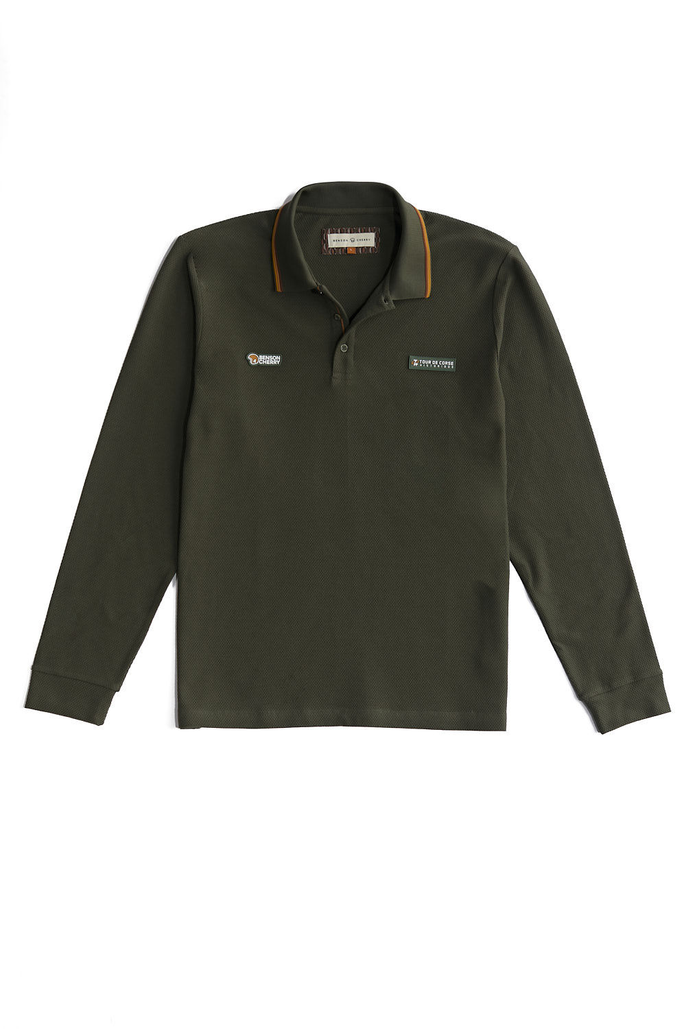 Polo manche longue kaki 2025