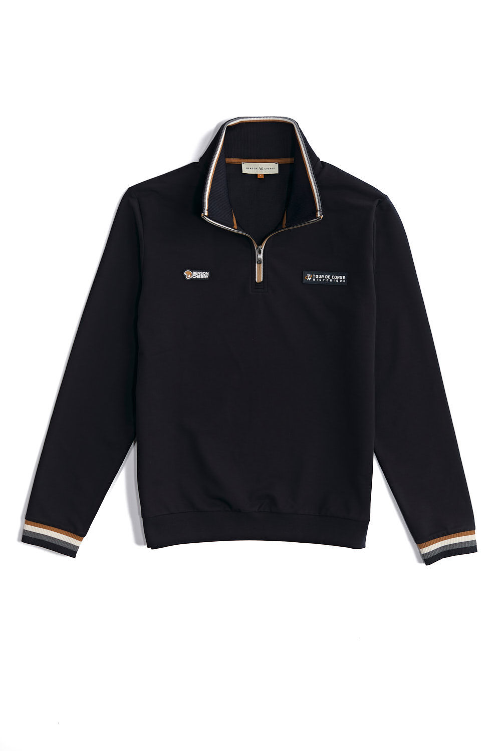 Sweat noir zippé 2025