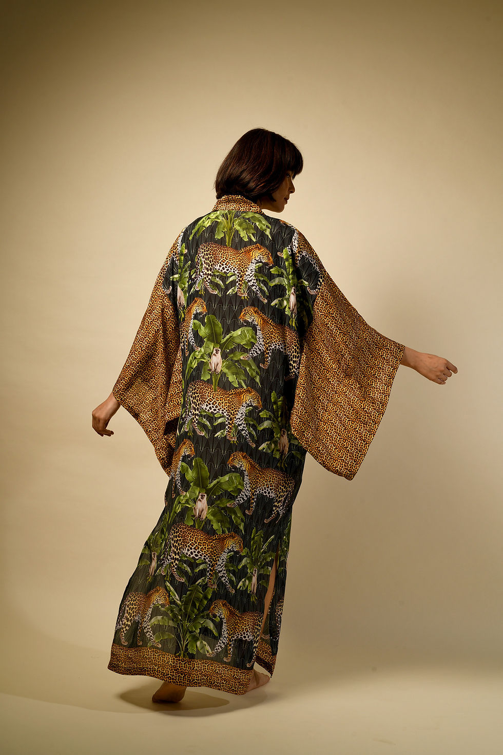 Thumbnail: Panna Leopard Kaftan
