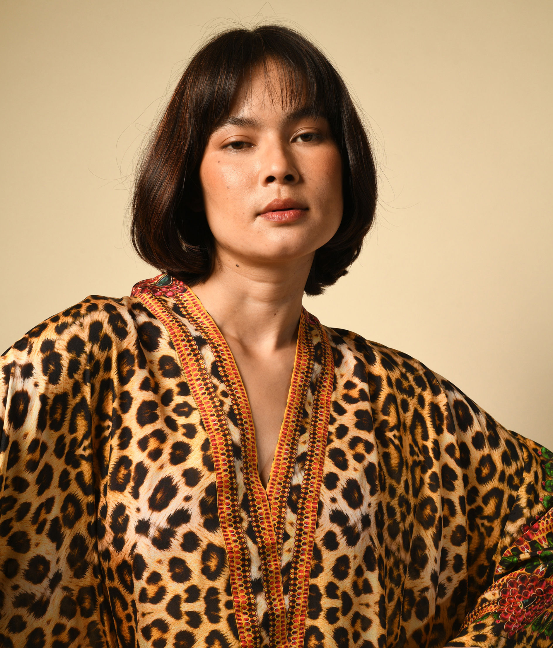 Bijou Leopard Kaftan