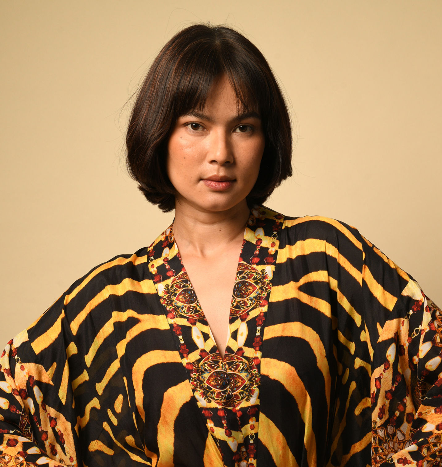 Ngorongo Tiger Kaftan