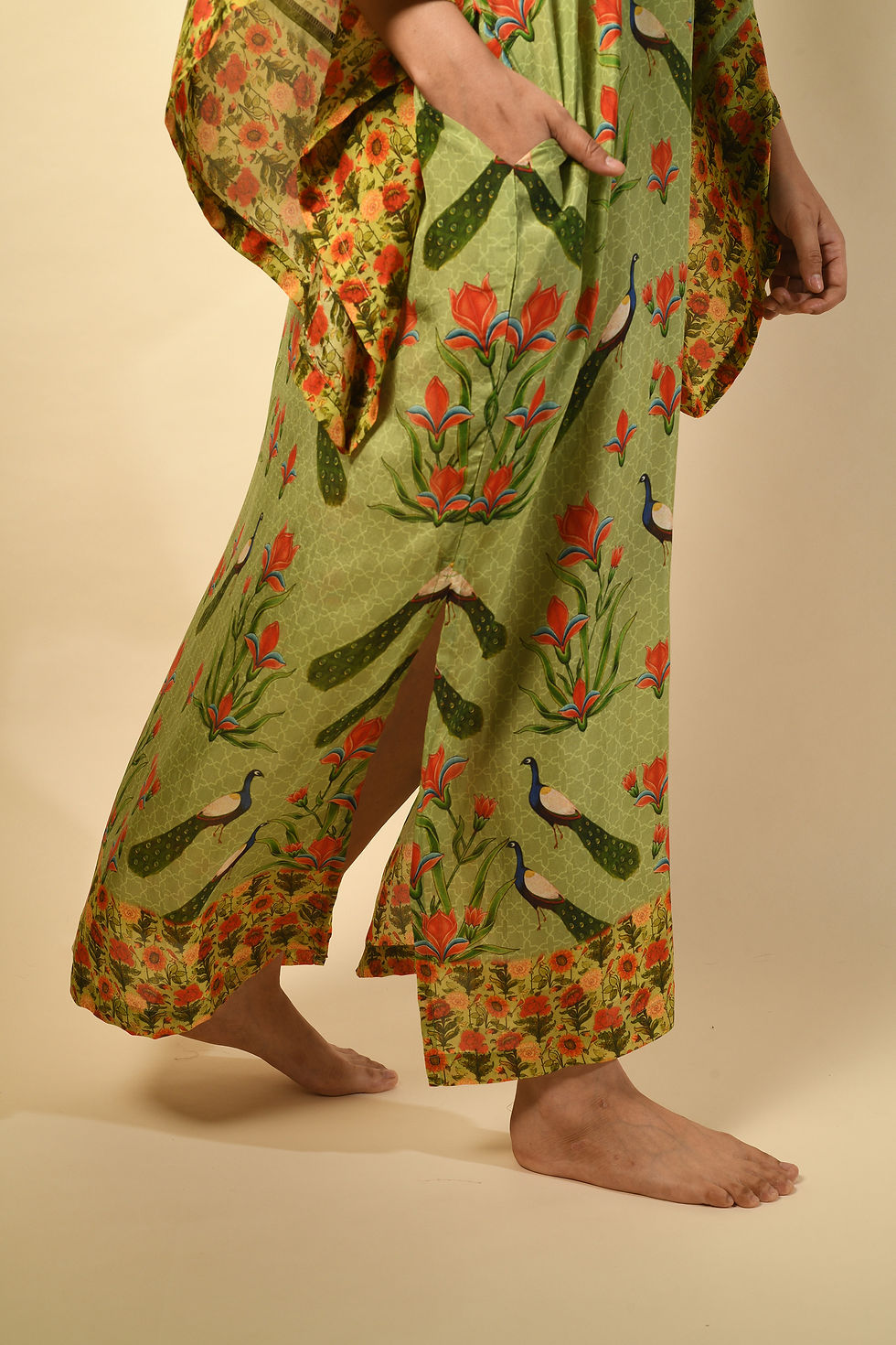 Thumbnail: Kaziranga Peacock Kaftan