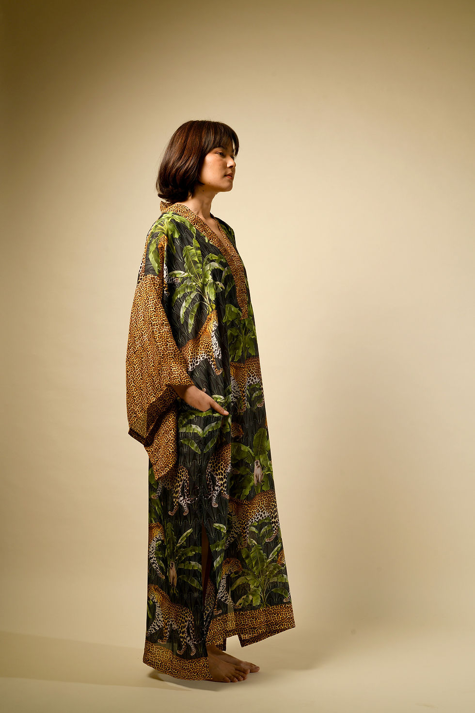 Thumbnail: Panna Leopard Kaftan